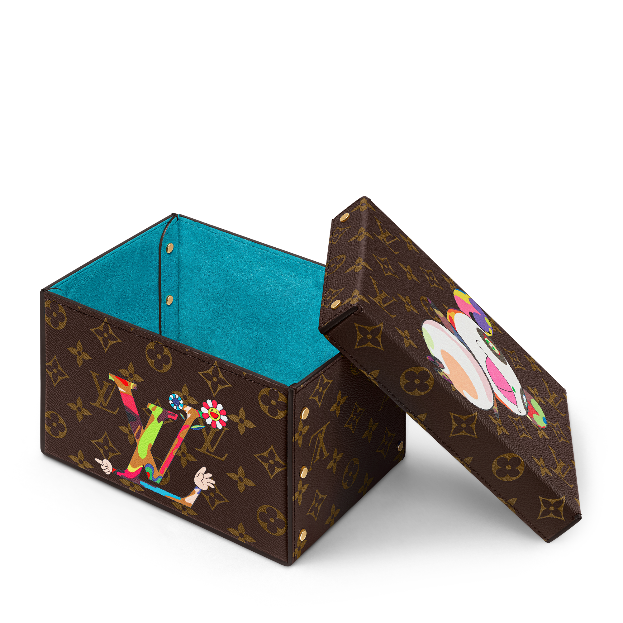 小物 Louis Vuitton LV x TM Superflat Characters Cardboard Box - Luxury Books and